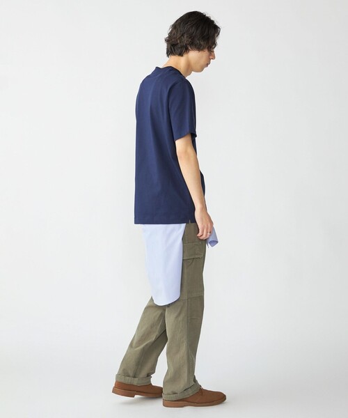 LACOSTE(ラコステ)の「LACOSTE: TH5582-99 アウトラインクロック クルーネック Tシャツ(Tシャツ/カットソー・メンズ・ホワイト/ブラック/ネイビー・3/4/5)」の12枚目の写真