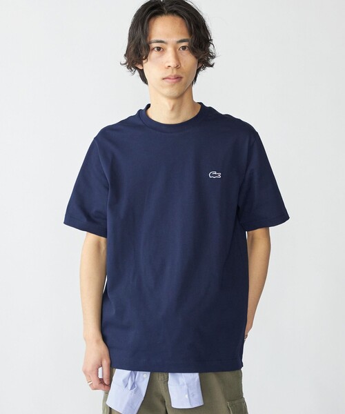 LACOSTE(ラコステ)の「LACOSTE: TH5582-99 アウトラインクロック クルーネック Tシャツ(Tシャツ/カットソー・メンズ・ホワイト/ブラック/ネイビー・3/4/5)」の11枚目の写真