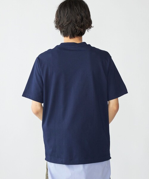 LACOSTE（ラコステ）の「LACOSTE: TH5582-99 アウトラインクロック クルーネック Tシャツ（Tシャツ/カットソー・メンズ・ホワイト/ブラック/ネイビー・3/4/5）」の9枚目の写真