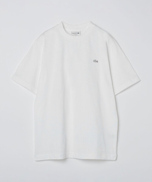 LACOSTE（ラコステ）の「LACOSTE: TH5582-99 アウトラインクロック クルーネック Tシャツ（Tシャツ/カットソー・メンズ・ホワイト/ブラック/ネイビー・3/4/5）」の21枚目の写真