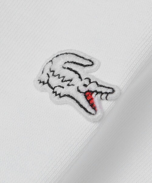 LACOSTE（ラコステ）の「LACOSTE: TH5582-99 アウトラインクロック クルーネック Tシャツ（Tシャツ/カットソー・メンズ・ホワイト/ブラック/ネイビー・3/4/5）」の20枚目の写真
