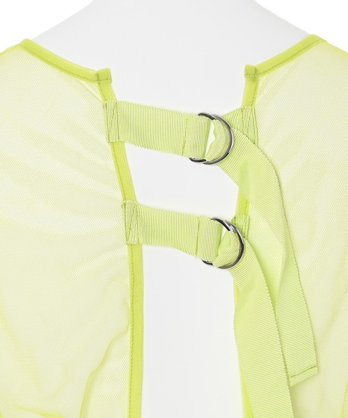 Narcissus（ナルシス）の「【MIDVEIN】チュールフリルベスト（ベスト・レディース・ブラック/ライム・FREE）」の9枚目の写真