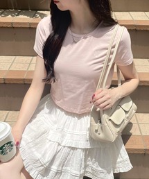 clear | ワンポイント刺繍チビTシャツ≪2024SS新作≫(Tシャツ/カットソー)