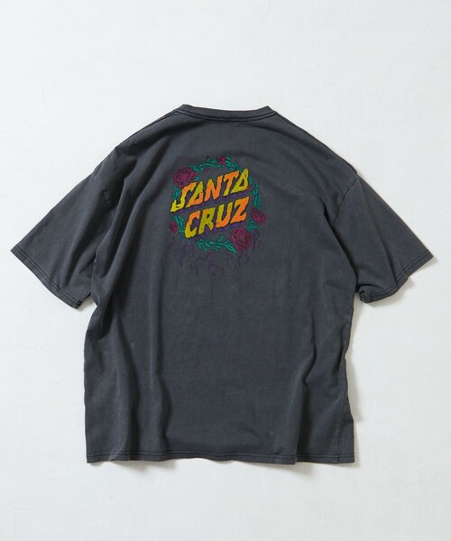 FREAK'S STORE（フリークスストア）の「限定展開 SANTA CRUZ×FREAK'S STORE/サンタクルーズ 別注 サークルロゴバックプリント ピグメント Tシャツ（Tシャツ/カットソー・メンズ・ブラック系その他/ブラック系その他2・MEDIUM/SMALL/LARGE）」の3枚目の写真