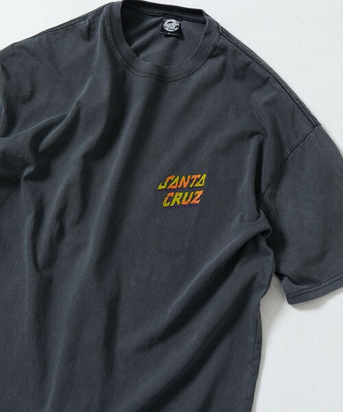 FREAK'S STORE（フリークスストア）の「限定展開 SANTA CRUZ×FREAK'S STORE/サンタクルーズ 別注 サークルロゴバックプリント ピグメント Tシャツ（Tシャツ/カットソー・メンズ・ブラック系その他/ブラック系その他2・MEDIUM/SMALL/LARGE）」の5枚目の写真