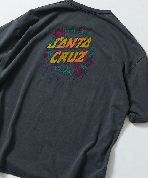 FREAK'S STORE（フリークスストア）の「限定展開 SANTA CRUZ×FREAK'S STORE/サンタクルーズ 別注 サークルロゴバックプリント ピグメント Tシャツ（Tシャツ/カットソー・メンズ・ブラック系その他/ブラック系その他2・MEDIUM/SMALL/LARGE）」の9枚目の写真