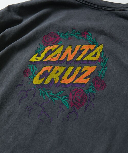 FREAK'S STORE（フリークスストア）の「限定展開 SANTA CRUZ×FREAK'S STORE/サンタクルーズ 別注 サークルロゴバックプリント ピグメント Tシャツ（Tシャツ/カットソー・メンズ・ブラック系その他/ブラック系その他2・MEDIUM/SMALL/LARGE）」の10枚目の写真
