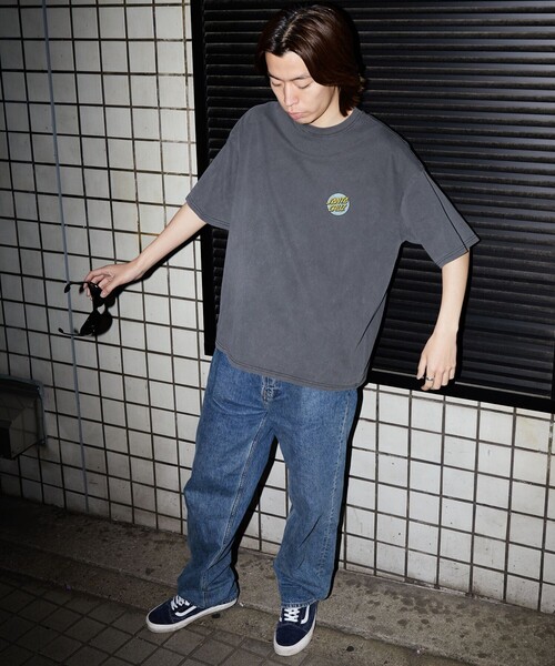 FREAK'S STORE（フリークスストア）の「限定展開 SANTA CRUZ×FREAK'S STORE/サンタクルーズ 別注 サークルロゴバックプリント ピグメント Tシャツ（Tシャツ/カットソー・メンズ・ブラック系その他/ブラック系その他2・MEDIUM/SMALL/LARGE）」の14枚目の写真