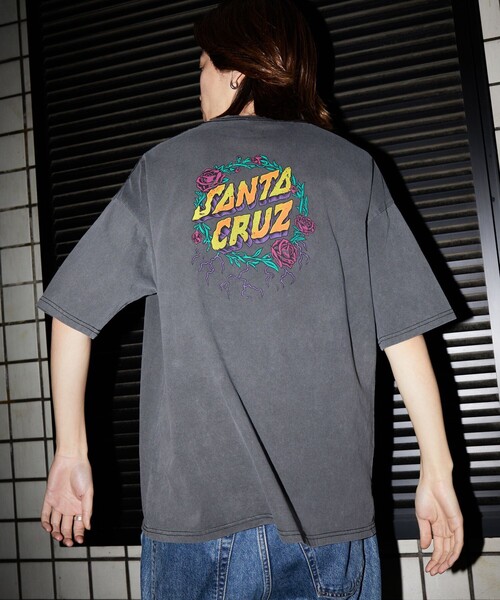 FREAK'S STORE（フリークスストア）の「限定展開 SANTA CRUZ×FREAK'S STORE/サンタクルーズ 別注 サークルロゴバックプリント ピグメント Tシャツ（Tシャツ/カットソー・メンズ・ブラック系その他/ブラック系その他2・MEDIUM/SMALL/LARGE）」の18枚目の写真