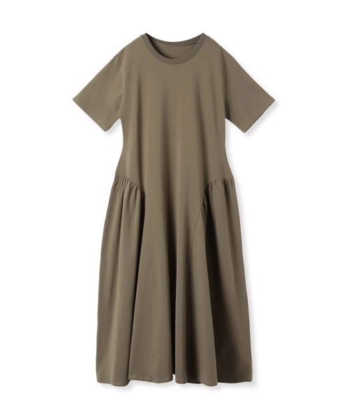 VICKY（ビッキー）の「【すっぽり楽ちん】カットギャザーワンピース≪洗濯機で洗える≫（ワンピース・レディース・カーキ/ブラック/グレー/ブルー・M）」の22枚目の写真