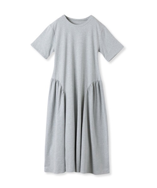 VICKY（ビッキー）の「【すっぽり楽ちん】カットギャザーワンピース≪洗濯機で洗える≫（ワンピース・レディース・カーキ/ブラック/グレー/ブルー・M）」の14枚目の写真