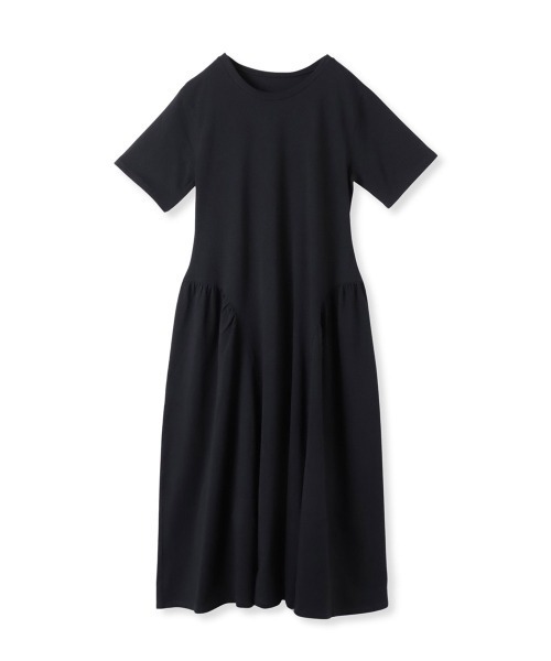 VICKY（ビッキー）の「【すっぽり楽ちん】カットギャザーワンピース≪洗濯機で洗える≫（ワンピース・レディース・カーキ/ブラック/グレー/ブルー・M）」の5枚目の写真