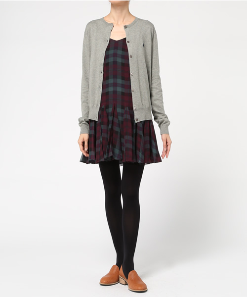 POLO RALPH LAUREN(ポロ ラルフ ローレン)の「コットン クルーネック カーディガン(カーディガン/ボレロ・レディース・クリーム/ネイビー/パープル/ライトグレー/ブラック/ピンク・X-SMALL/LARGE/X-LARGE/SMALL/MEDIUM)」の10枚目の写真