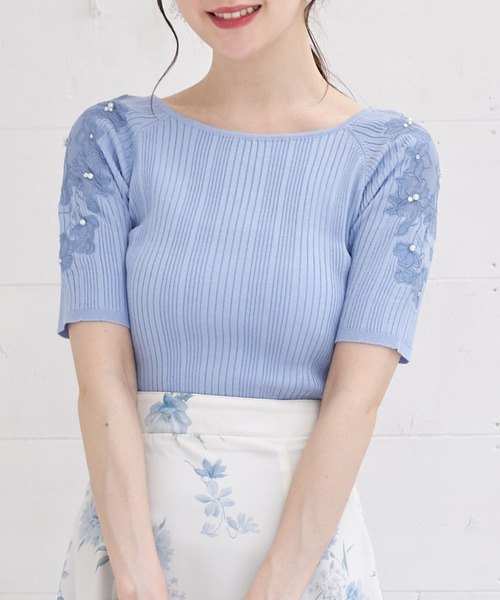 tocco closet（トッコ クローゼット）の「パールビジュー付き