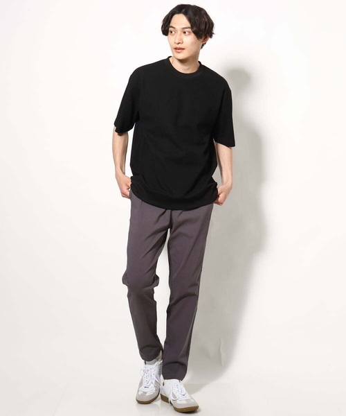 a.v.v（アーヴェヴェ）の「【接触冷感】アゼセミワイドスウェットＴ（Tシャツ/カットソー・メンズ・ホワイト/ブラック/ネイビー・48/46/50/44）」の10枚目の写真