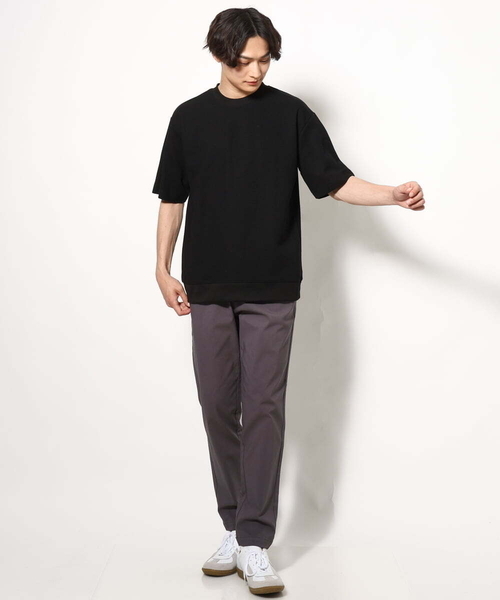 a.v.v（アーヴェヴェ）の「【接触冷感】アゼセミワイドスウェットＴ（Tシャツ/カットソー・メンズ・ホワイト/ブラック/ネイビー・48/46/50/44）」の12枚目の写真