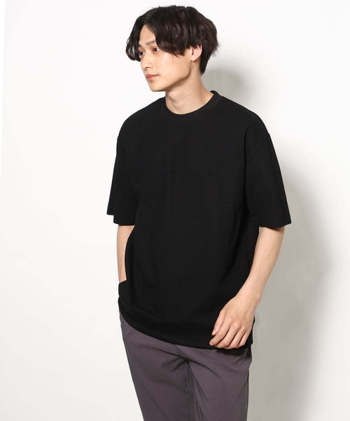 a.v.v（アーヴェヴェ）の「【接触冷感】アゼセミワイドスウェットＴ（Tシャツ/カットソー・メンズ・ホワイト/ブラック/ネイビー・48/46/50/44）」の14枚目の写真