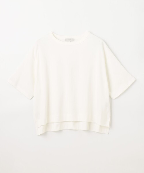 ANY(エニィ)の「フライスワイドTシャツ(Tシャツ/カットソー・レディース・アイボリー系1/アイボリー系/ダークブラウン系/ブラック系・F)」の13枚目の写真