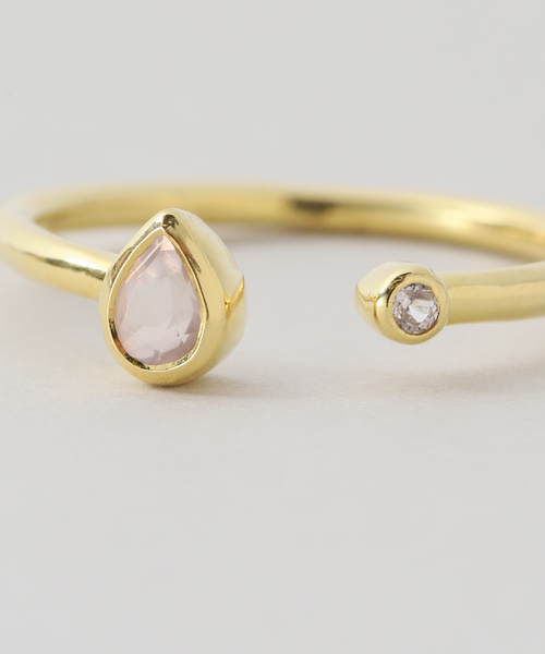 SLOBE IENA(スローブイエナ)の「Pondichery/ポンディシェリ オープンリング(リング・レディース・ピンク系その他/ブラウン/グリーン/イエロー・FREE)」の10枚目の写真