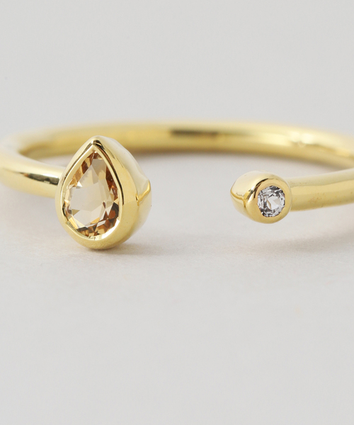 SLOBE IENA(スローブイエナ)の「Pondichery/ポンディシェリ オープンリング(リング・レディース・ピンク系その他/ブラウン/グリーン/イエロー・FREE)」の11枚目の写真