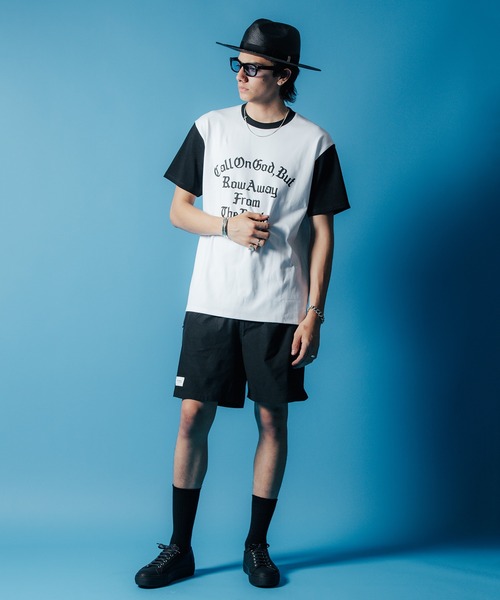 CRIMIE(クライミー)の「MOTO CLUB TEAM SHORT SLEEVE T SHIRT / 袖配色 クラブチーム ロゴ Tシャツ(Tシャツ/カットソー・メンズ・ホワイト/ブラック・XXL/XL/L/M/S)」の14枚目の写真