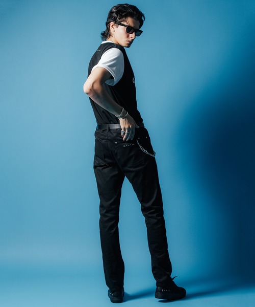 CRIMIE(クライミー)の「MOTO CLUB TEAM SHORT SLEEVE T SHIRT / 袖配色 クラブチーム ロゴ Tシャツ(Tシャツ/カットソー・メンズ・ホワイト/ブラック・XXL/XL/L/M/S)」の7枚目の写真