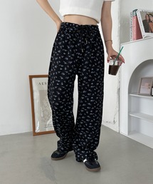 CLEA | フラワープリントスウェットパンツ(スウェットパンツ)