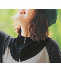 Live in comfort | リブ イン コンフォート 吸汗速乾素材でさらっと過ごせる UV対策ネックカバー〈ブラック〉(ネックウォーマー/スヌード)