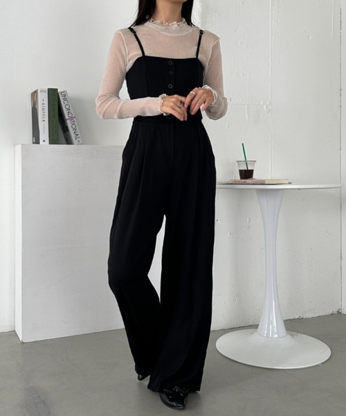 セール】コルセットデザインオールインワン（つなぎ/オールインワン