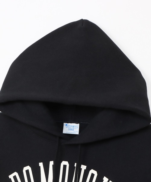 Champion(チャンピオン)の「【Champion/チャンピオン】メンズ リバースウィーブ(R) フーデッドスウェットシャツ(パーカー・メンズ・ブラック/オートミール/ダークブラウン/ダークグリーン系/ダークネイビー/シルバーグレー・X-LARGE/XX-LARGE/MEDIUM/LARGE)」の16枚目の写真
