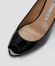 PELLICO（ペリーコ）の「RIOPEN オープントゥ パンプス 8.0cm BLACK