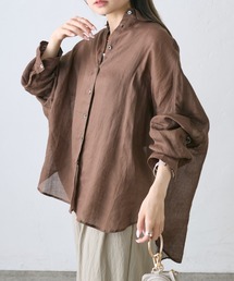 PUAL CE CIN | 【24AW】ラミーオーバーシャツ(シャツ/ブラウス)