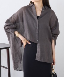 PUAL CE CIN | 【24AW】ラミーオーバーシャツ(シャツ/ブラウス)