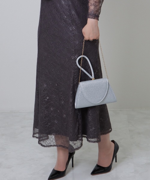 Lace Ladies(レースレディース)の「ループ ハンドル コンパクト ラメ フラップ バッグ(クラッチバッグ・レディース・シルバー/ブラック/ゴールド・FREE)」の21枚目の写真