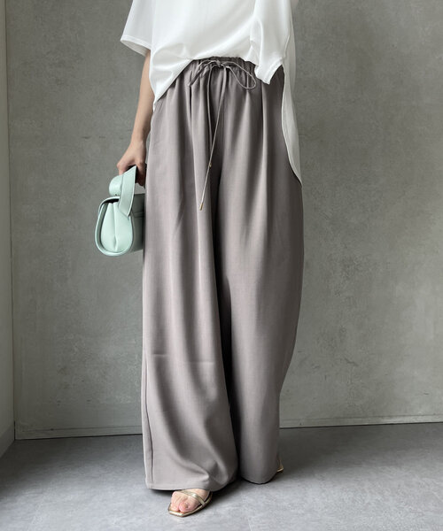 DouDou（ドゥドゥ）の「イージーパンツ（その他パンツ・レディース・ブラック/グレー/ブラウン・FREE）」の9枚目の写真