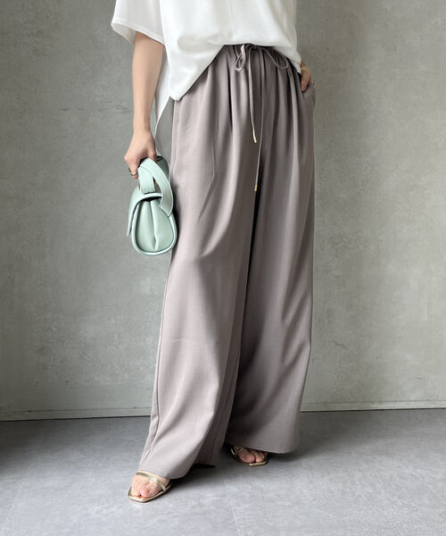 DouDou（ドゥドゥ）の「イージーパンツ（その他パンツ・レディース・ブラック/グレー/ブラウン・FREE）」の8枚目の写真