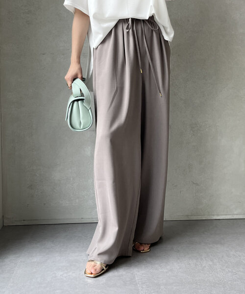 DouDou（ドゥドゥ）の「イージーパンツ（その他パンツ・レディース・ブラック/グレー/ブラウン・FREE）」の7枚目の写真