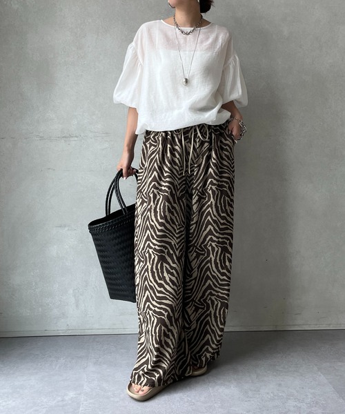 DouDou（ドゥドゥ）の「イージーパンツ（その他パンツ・レディース・ブラック/グレー/ブラウン・FREE）」の17枚目の写真