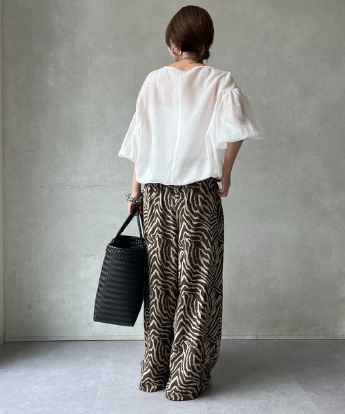 DouDou（ドゥドゥ）の「イージーパンツ（その他パンツ・レディース・ブラック/グレー/ブラウン・FREE）」の5枚目の写真