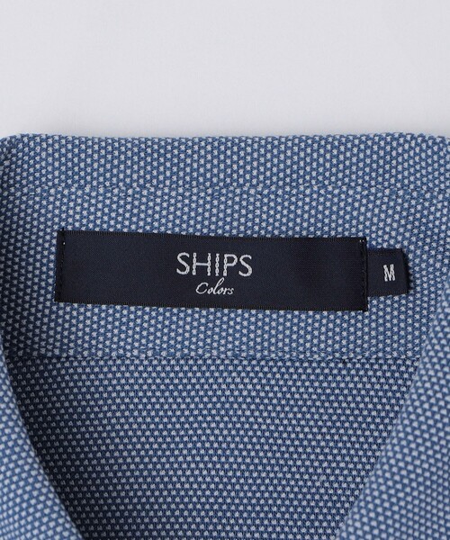 SHIPS Colors(シップス カラーズ)の「SHIPS Colors:〈洗濯機可能〉カノコ ワイドカラー ショートスリーブ ポロ(ポロシャツ・メンズ・グレー/ブルー/ライトブルー/ネイビー/ホワイト・MEDIUM/LARGE/X-LARGE)」の9枚目の写真