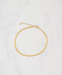 B.I.D.（ビーアイディー）の「《ANARKH（アナンケ）》ステンレス　スネークチェーンアンクレット（アンクレット）」