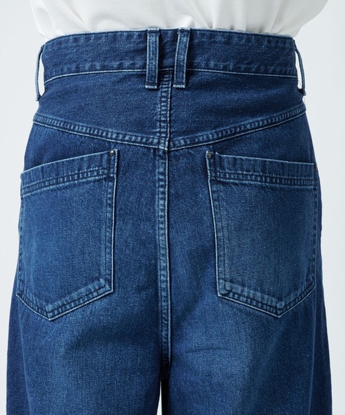 Juha（ユハ）の「【JUHA/ユハ】DAMAGE BAGGY DENIM PANTS（デニムパンツ・メンズ・ブラック/ネイビー・2/3）」の14枚目の写真