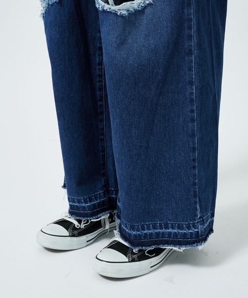 JUHA/ユハ】DAMAGE BAGGY DENIM PANTS（デニムパンツ）｜Juha（ユハ