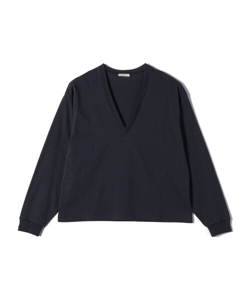 【セール】【SHIPS別注】onit:〈手洗い可能〉ディープ Vネック プルオーバー（Tシャツ/カットソー）｜SHIPS（シップス）