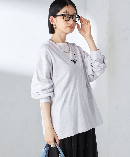 【セール】【SHIPS別注】onit:〈手洗い可能〉ディープ Vネック プルオーバー（Tシャツ/カットソー）｜SHIPS（シップス）