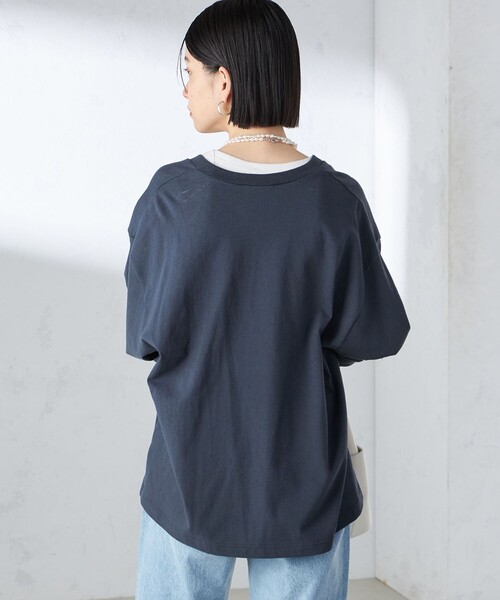 【セール】【SHIPS別注】onit:〈手洗い可能〉ディープ Vネック プルオーバー（Tシャツ/カットソー）｜SHIPS（シップス）