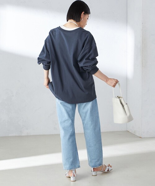 【セール】【SHIPS別注】onit:〈手洗い可能〉ディープ Vネック プルオーバー（Tシャツ/カットソー）｜SHIPS（シップス）