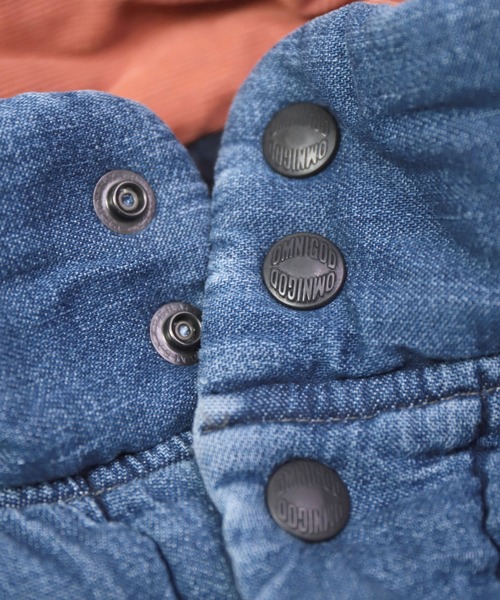 OMNIGOD（オムニゴッド）の「[OMNIGOD womens / オムニゴッド] 7oz甘織デニム インサレーションジャケット（ダウンジャケット/コート・レディース・ライトインディゴブルー・0）」の17枚目の写真