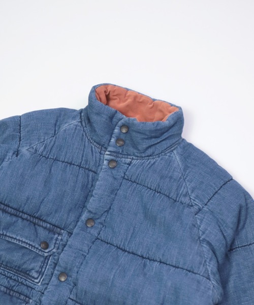 OMNIGOD（オムニゴッド）の「[OMNIGOD womens / オムニゴッド] 7oz甘織デニム インサレーションジャケット（ダウンジャケット/コート・レディース・ライトインディゴブルー・0）」の16枚目の写真