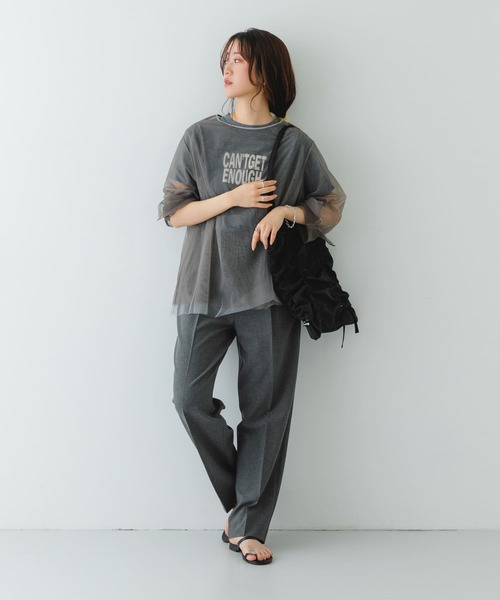 RODE SKO（ロデスコ）の「リボンギャザートートバッグ（トートバッグ・レディース・ブラック/レッド・ONE）」の13枚目の写真